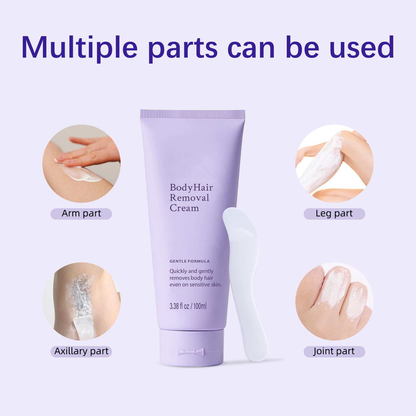 Gentle Depilatory Body Cream – Smooth Skin Hair Removal, 100ml