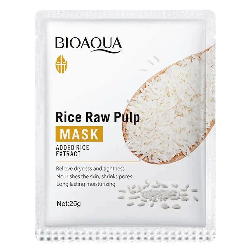 BIOAOUA rice essence cream jar close-up