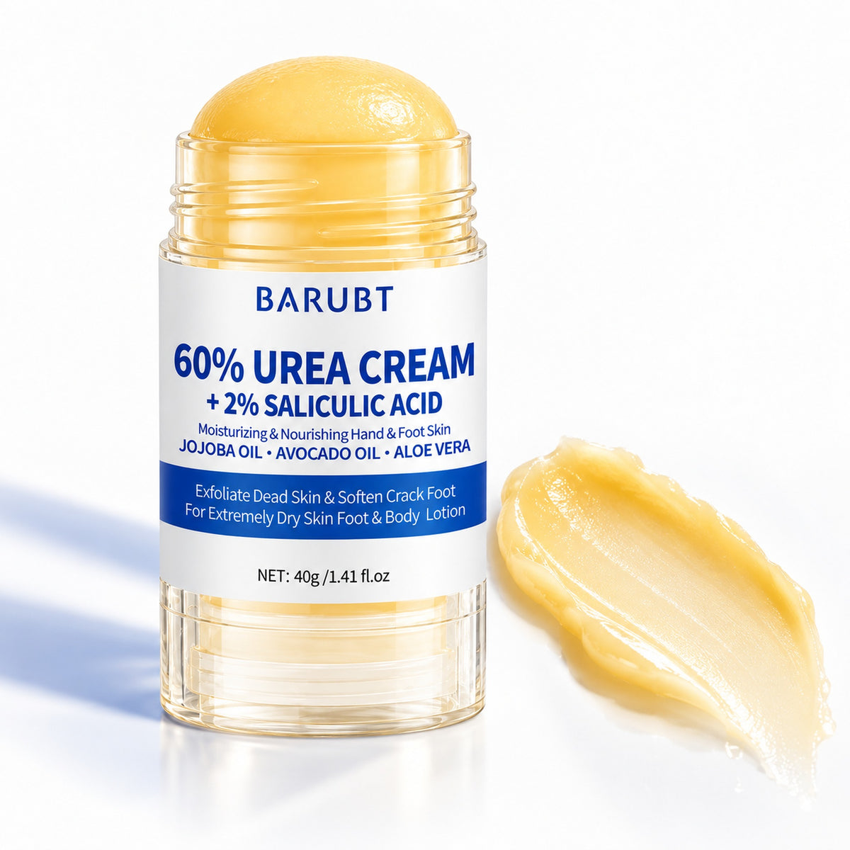 Urea balm stick texture close-up