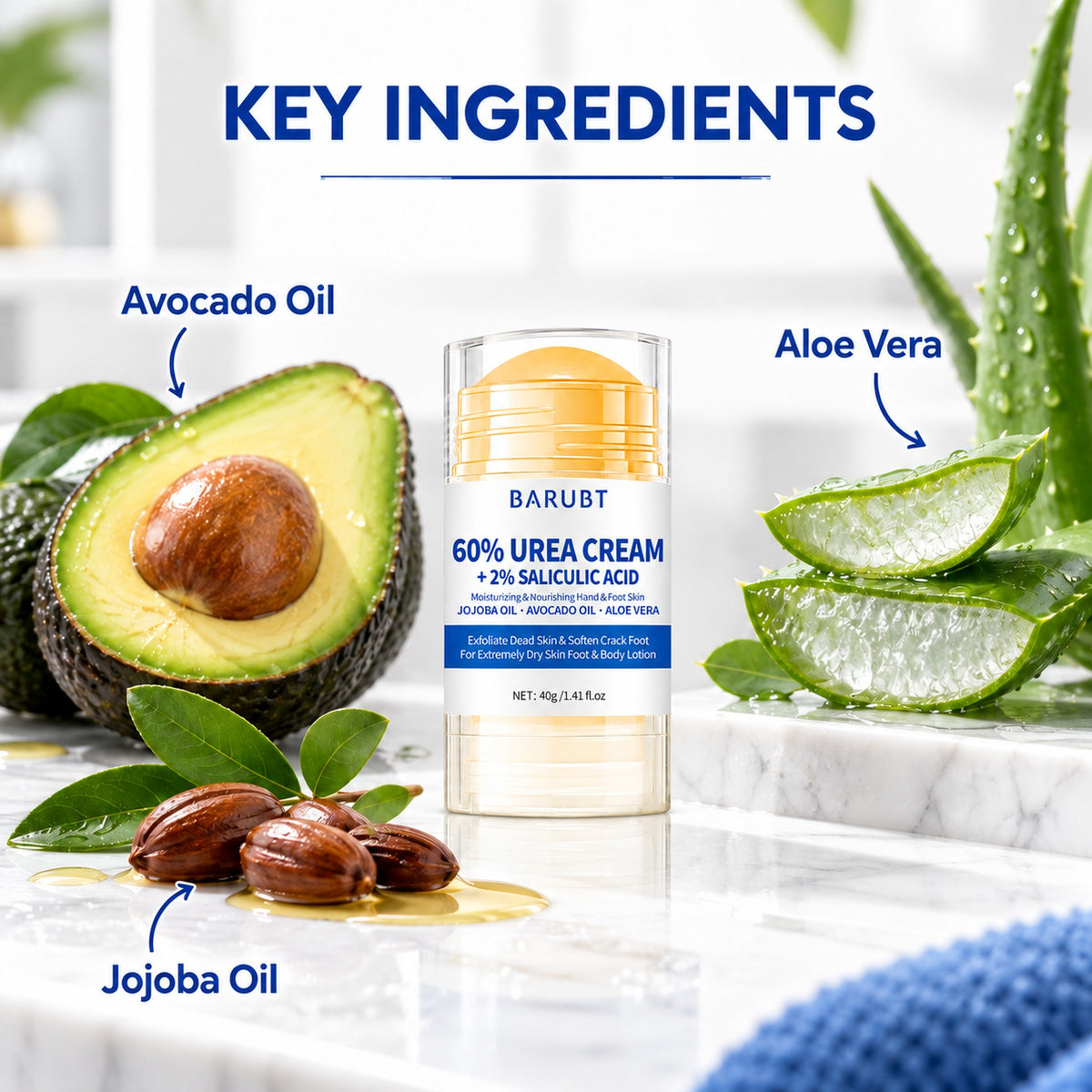 Key ingredients: avocado oil, jojoba oil, aloe vera