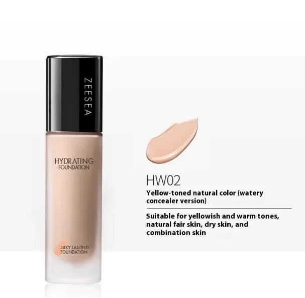 ZEESEA Hydrating Liquid Foundation in shade HW02 Warm Natural