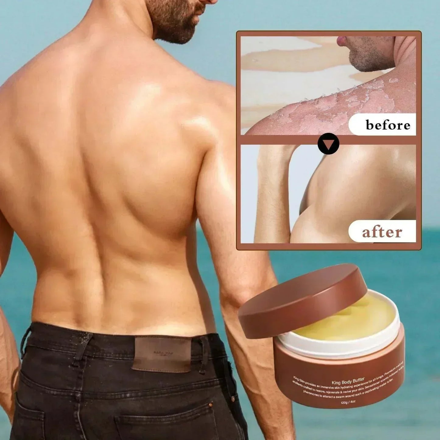 Body Moisturizer for Dry Skin texture close-up