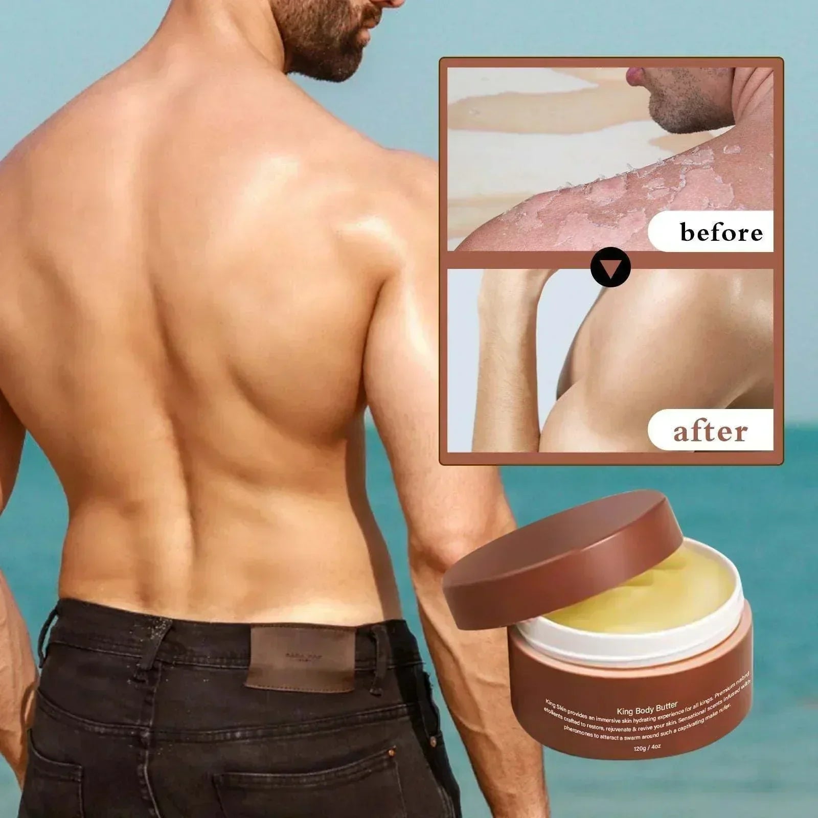 Body Moisturizer for Dry Skin texture close-up