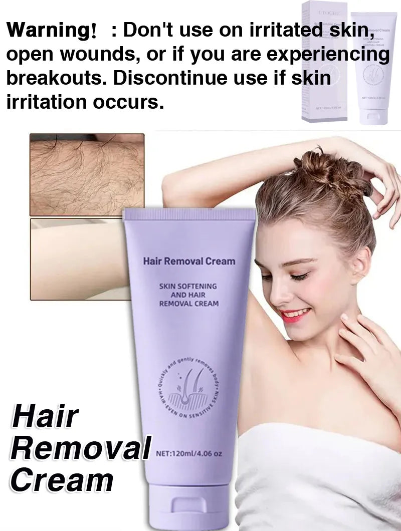 Gentle Depilatory Body Cream – Smooth Skin Hair Removal Formula
