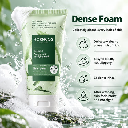 Dense foam that delicately cleans every inch of skin, easy to rinse and not tight after washing