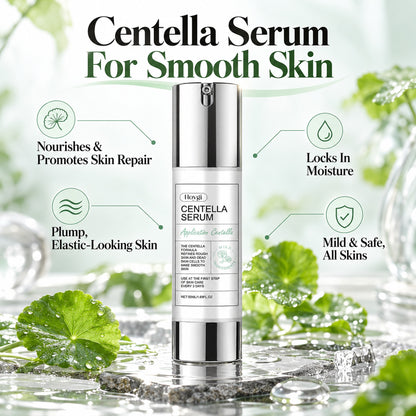Hoygi Centella Serum for smooth skin – nourishes and promotes skin repair, locks in moisture, plump elastic-looking skin, mild and safe