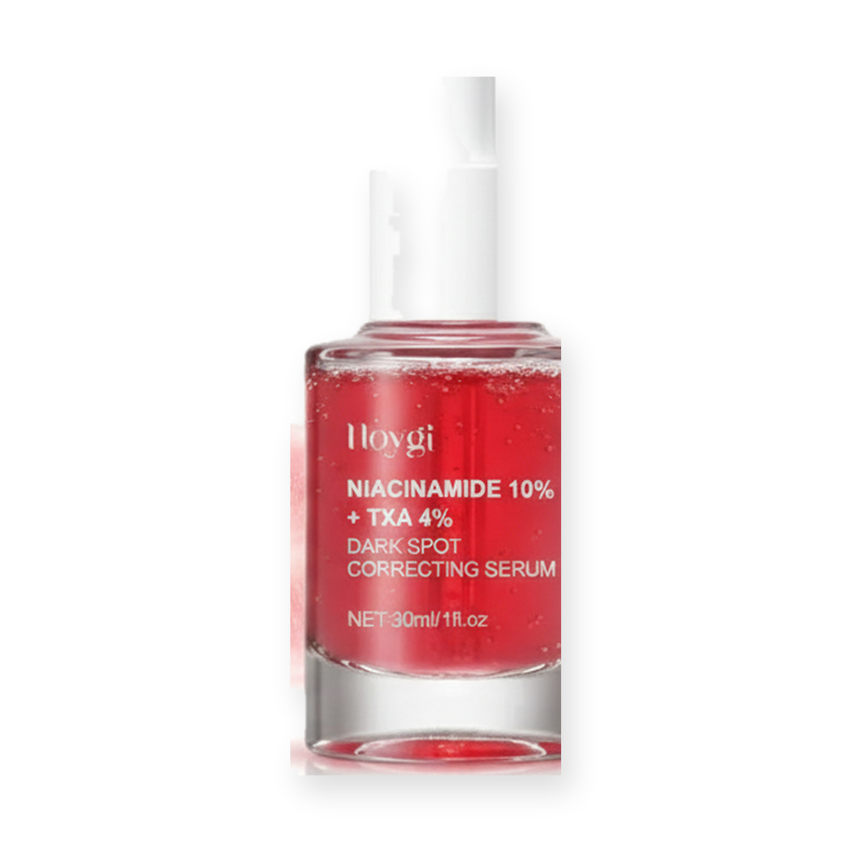 Hoygi Niacinamide 10% + TXA 4% Dark Spot Correcting Serum, 30ml / 1 fl.oz — bottle alone on a pure white background