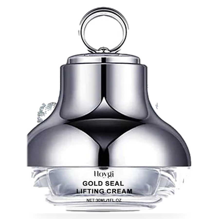 Hoygi Gold Seal Lifting Cream — centered unboxed hero on white with soft shadow, 30ml
