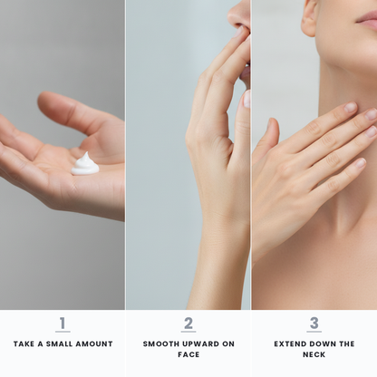 Hoygi Gold Seal Lifting Cream — how to use in three steps