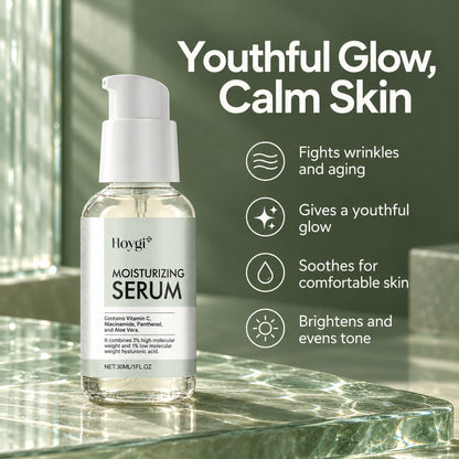 Youthful glow, calm skin: fights wrinkles and aging, gives a youthful glow, soothes for comfortable skin, brightens and evens tone