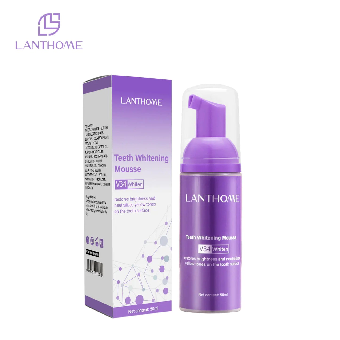Oral Care Brightening Mousse – Daily Foam Formula