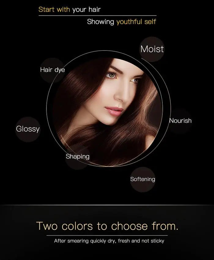 Lai Mei 3.8g Hair Dye Stick for Quick Gray Coverage Lai Mei