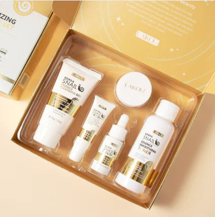 K-Beauty Snail Secretion 5-Piece Skincare Gift Set – 5-piece set