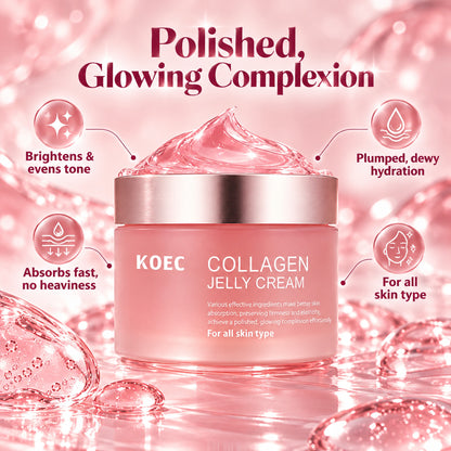 Polished, glowing complexion – brightens and evens tone, plumped dewy hydration, absorbs fast, for all skin type
