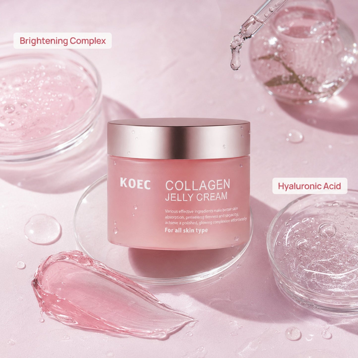 Jelly Gel Brightening & Moisturizing Face Cream, 50g — verified ingredient, formula, or material story