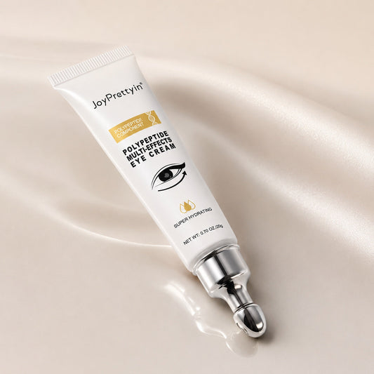 JoyPretty polypeptide eye cream premium angled tube with chrome roller applicator
