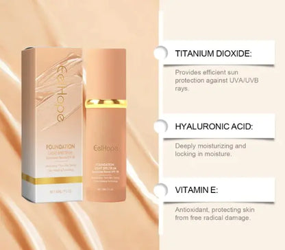 Light Spectrum Foundation Serum SPF 38 for a flawless makeup finish, 30ml