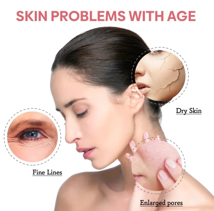 5-in-1 Anti-Aging Brightening Face Serum – HA, Niacinamide & Vitamin C Formula, 30ml