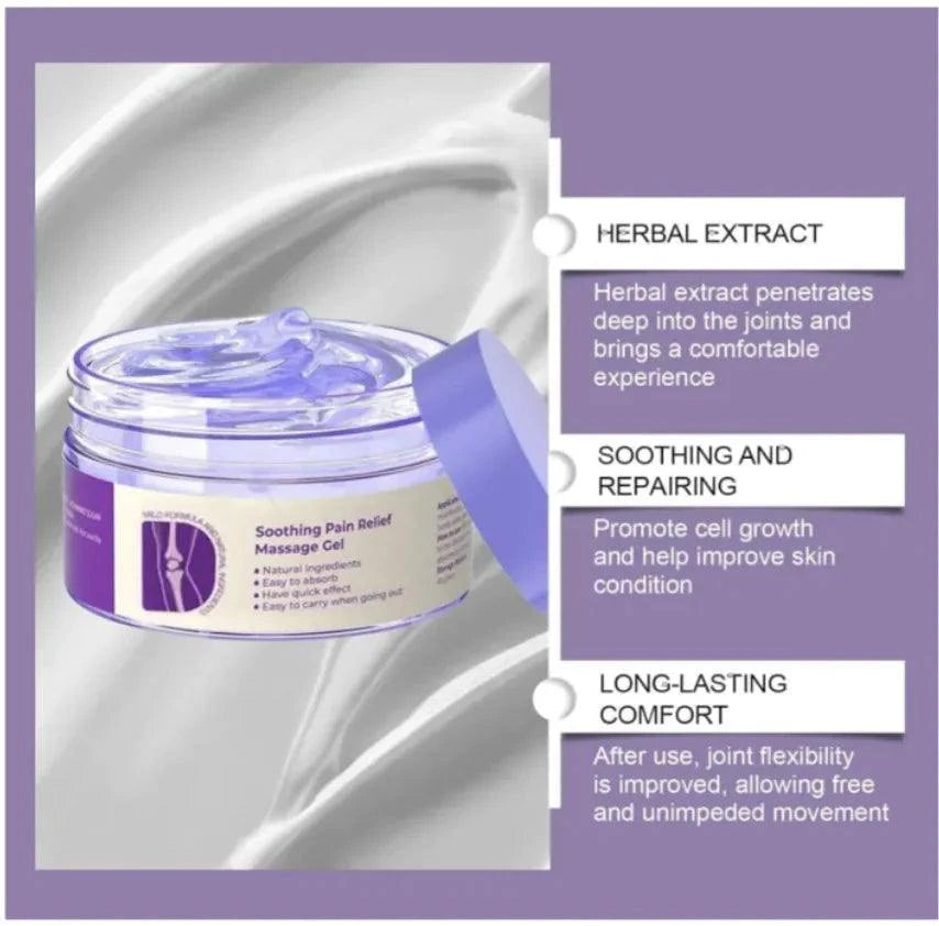 Soothing Relief Massage Gel – Natural Herb Formula Body Care