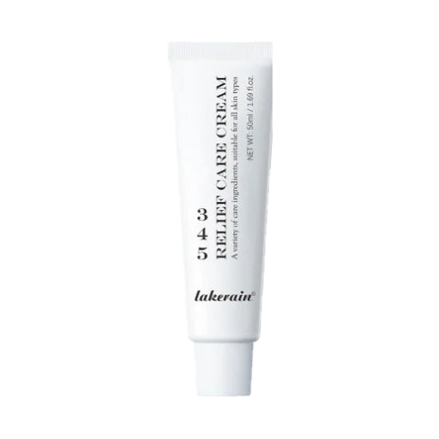 lakerain 3 4 5 Relief Care Cream 50 ml tube, centred on a pure white background