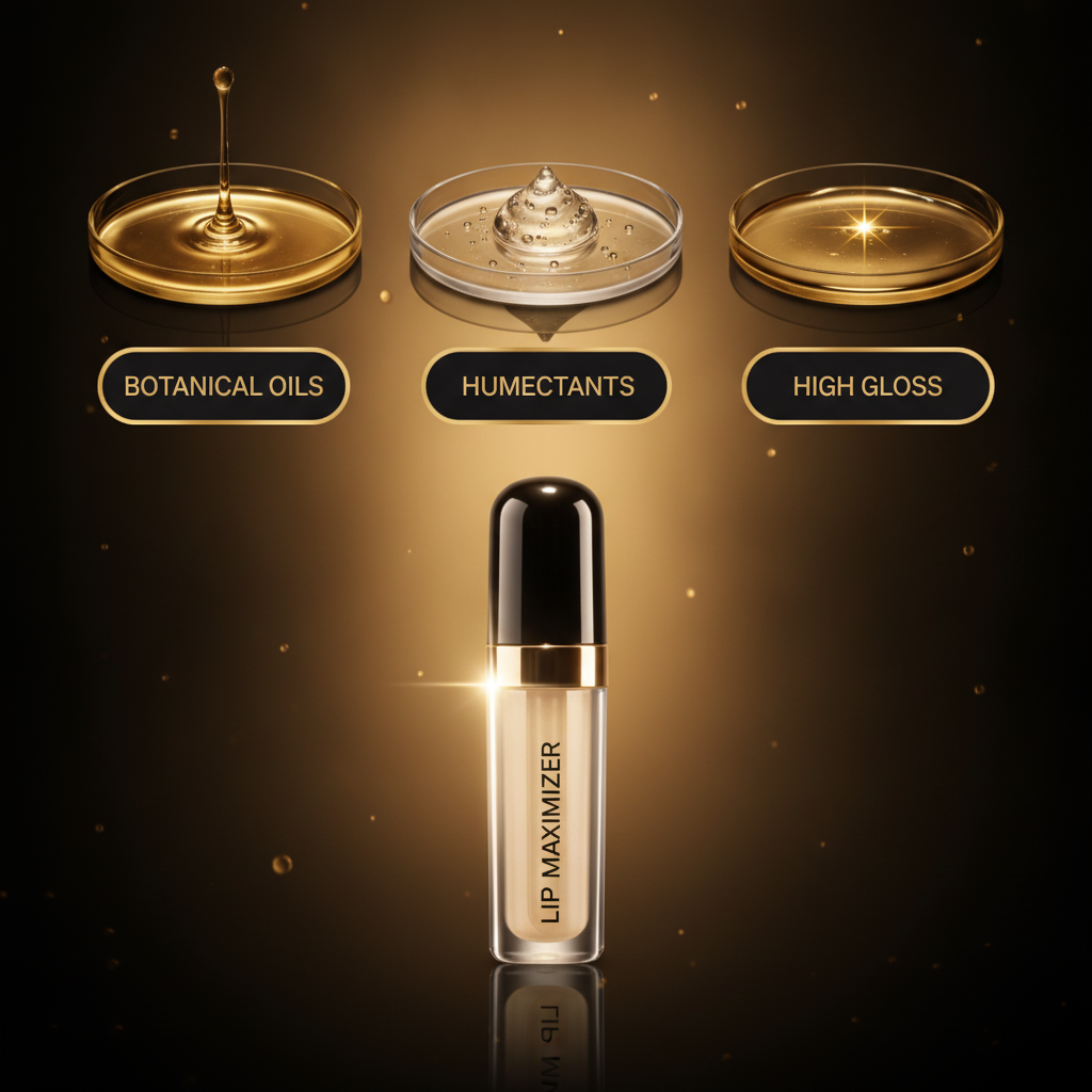 Glossy Hydrating Lip Oil — ingredient story: botanical oils, humectants, high gloss