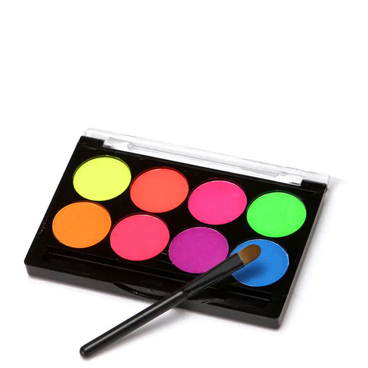 Fluorescent Water-Soluble Body Paint Pigments – 8/15 Color Set