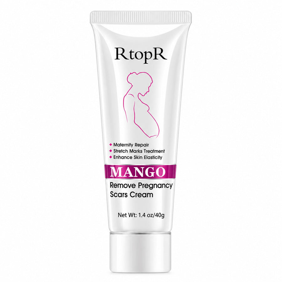 RtopR Mango cream 40 g white tube on a white background