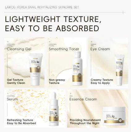 Snail Skin Care Five-piece Set Face Laikou
