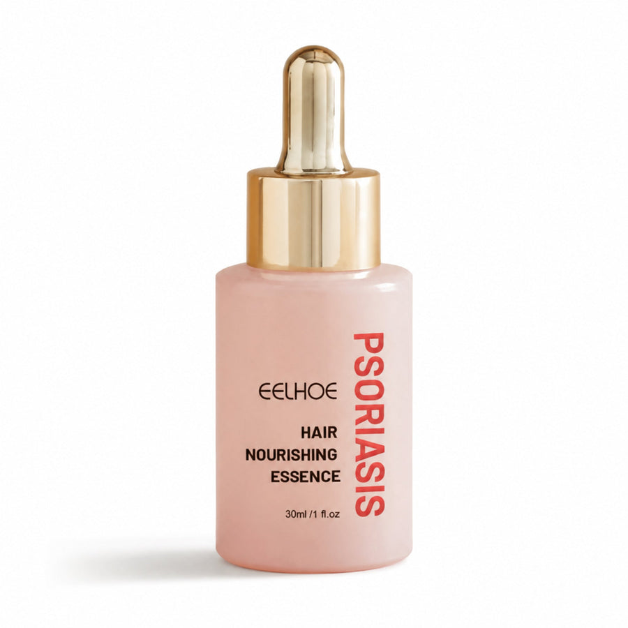 Nourishing Scalp & Hair Strengthening Serum – Thicker-Looking Hair — centered unboxed hero on white with lower-left shadow