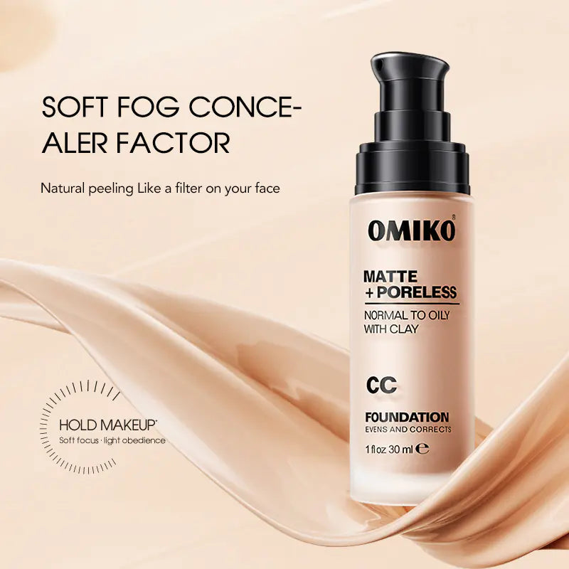 Matte Poreless CC Foundation – Sheer Buildable Coverage