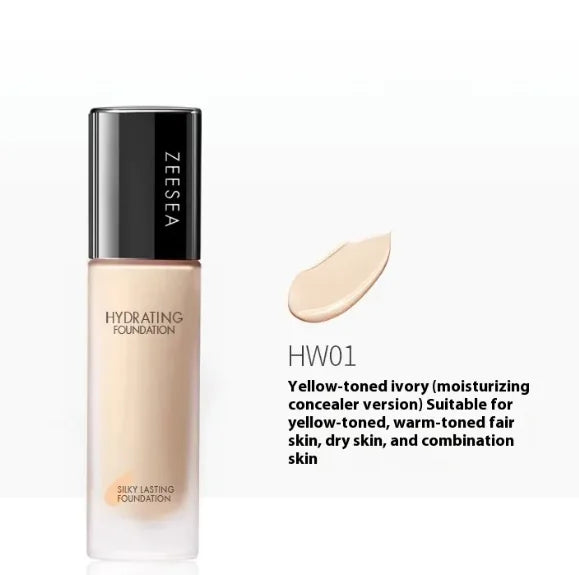 ZEESEA Hydrating Liquid Foundation in shade HW01 Warm Ivory