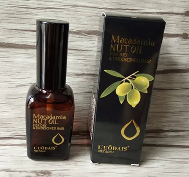 Macadamia nut Hair Oil for Moisture and Smoothness Luodais