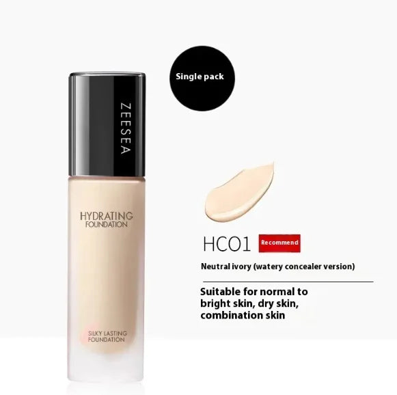 Hydrating Silky Lasting Liquid Foundation in HC01 Hydrating – Neutral Ivory