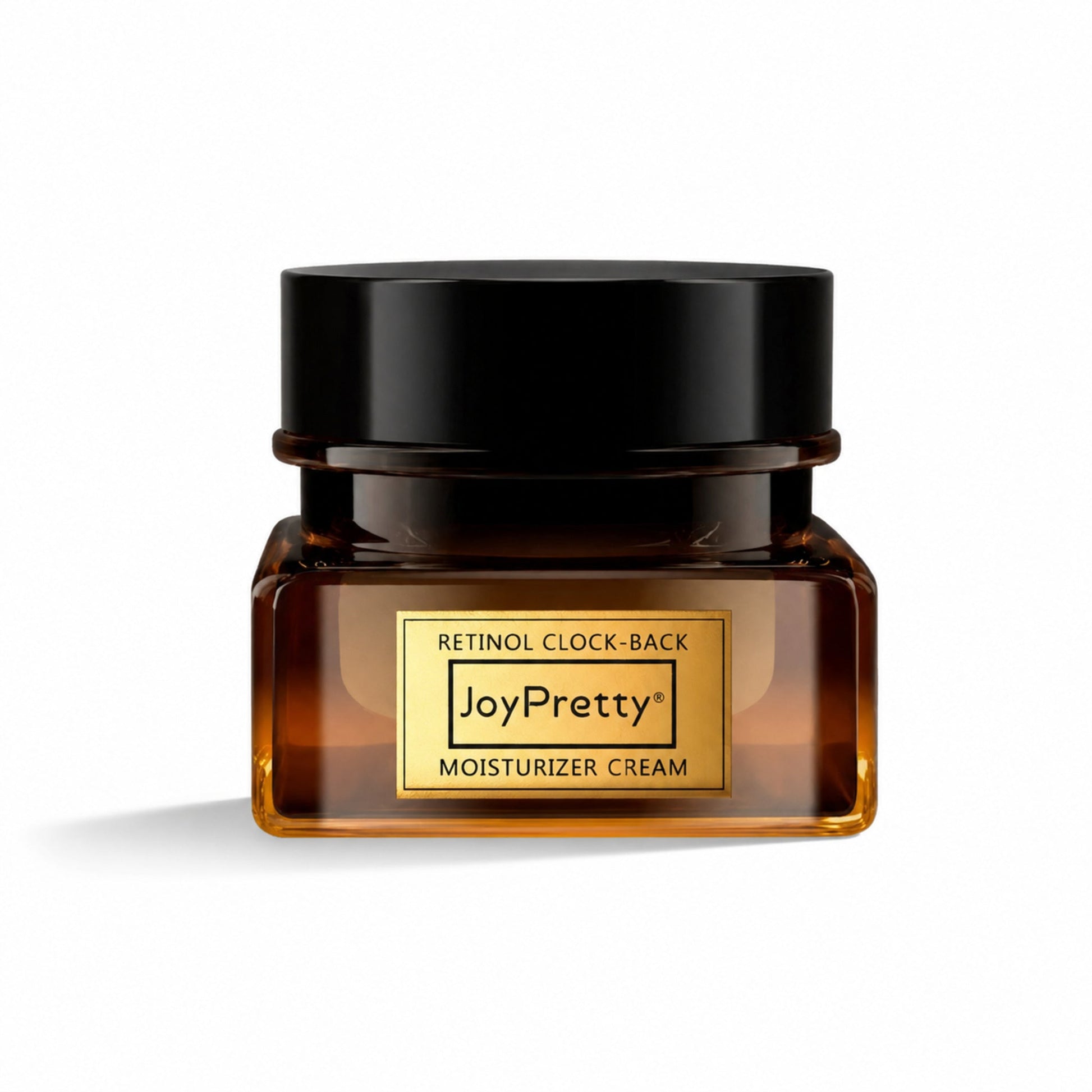 Retinol & Hyaluronic Acid Anti-Aging Firming Face Cream — centered unboxed hero on white with lower-left shadow