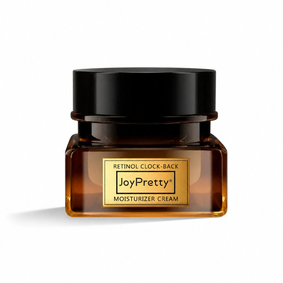 Retinol & Hyaluronic Acid Anti-Aging Firming Face Cream — centered unboxed hero on white with lower-left shadow