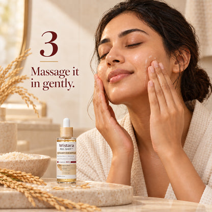 Step 3: massage it in gently