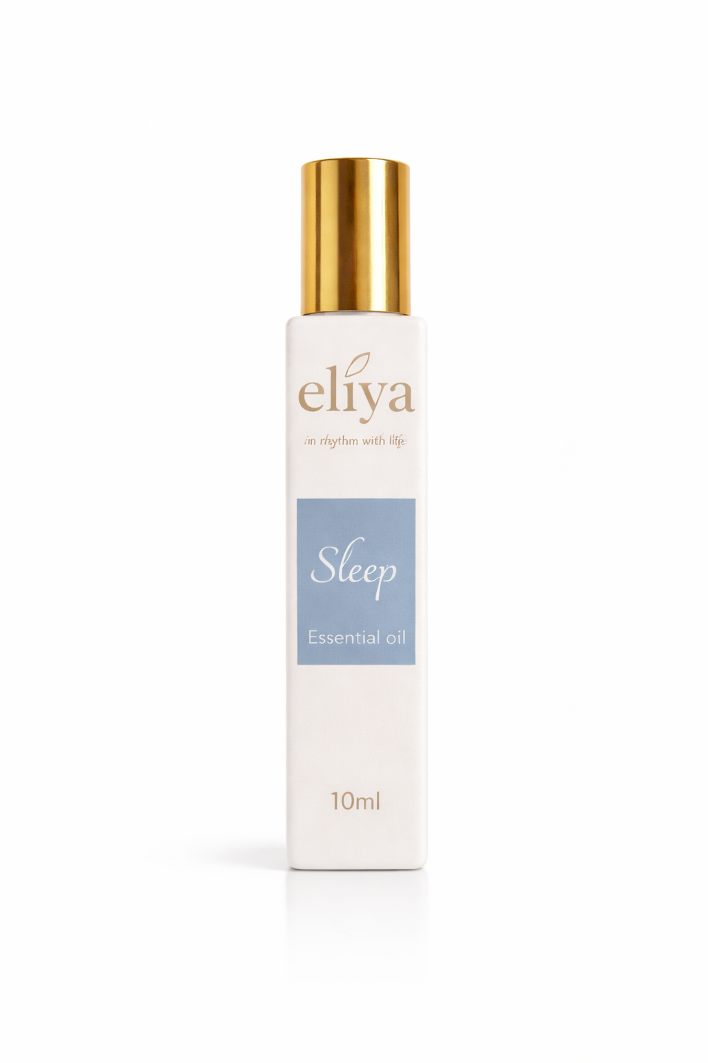 Eliya Sleep Essential Oil Roller 10ml with organic jojoba and premium oils for calming bedtime relaxation