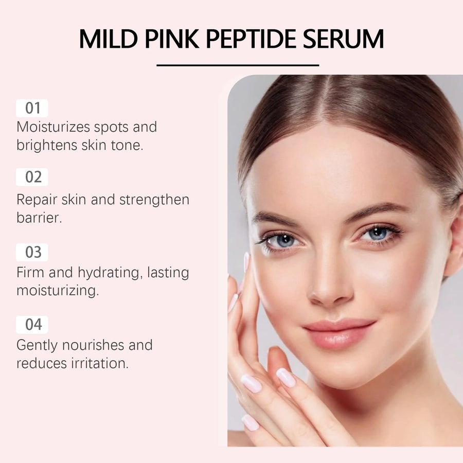 Mild Pink Peptide Face Serum powered by hyaluronic acid