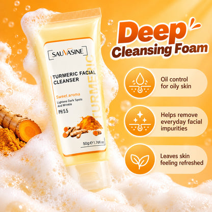 Deep cleansing foam with oil control for oily skin that leaves skin refreshed
