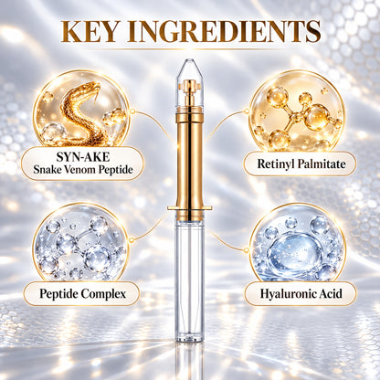 Key ingredients – SYN-AKE snake venom peptide, retinyl palmitate, peptide complex, hyaluronic acid