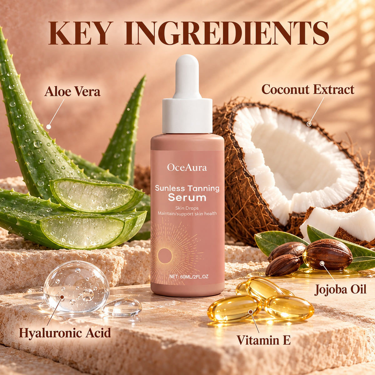 Key ingredients: aloe vera, hyaluronic acid, vitamin E, jojoba oil and coconut extract