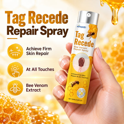 Tag Recede Bee Venom Repair Spray label claims: achieve firm skin repair at all touches, bee venom extract