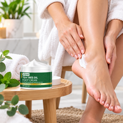 Tea Tree Foot Repair Cream for a refreshing foot-care routine