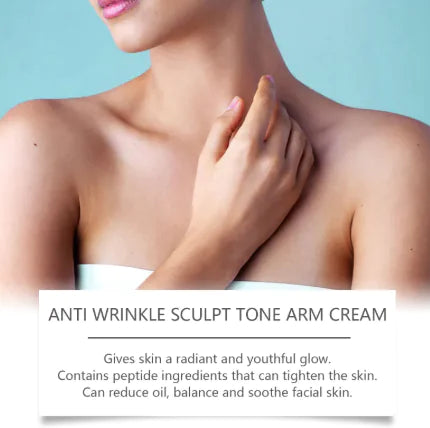 Anti-Wrinkle Sculpt & Tone Arm Cream – Peptide & Glycolic Acid Formula, 50g