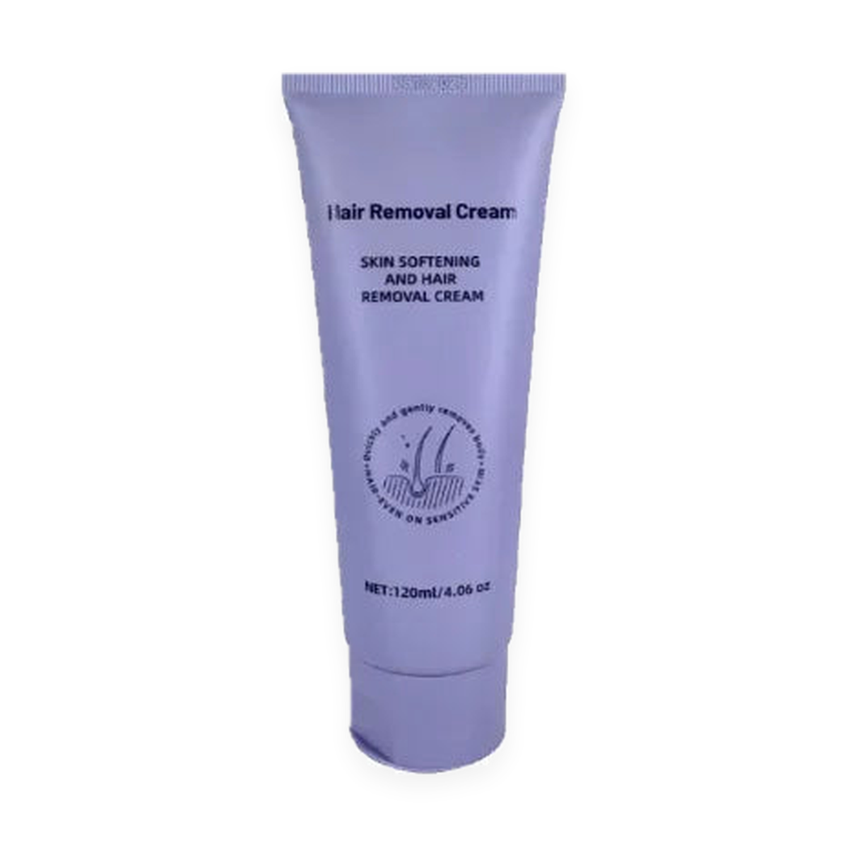 UTOGRE Hair Removal Cream 120ml tube, product only, centered on a pure white background