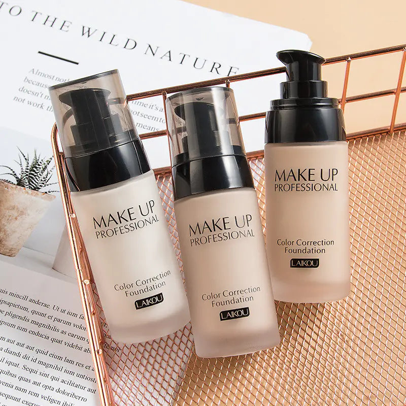 Color Correction Liquid Foundation – Buildable Coverage & Natural Finish