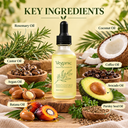 Key ingredients: rosemary, castor, argan, batana, coconut, coffee, avocado and parsley seed oils
