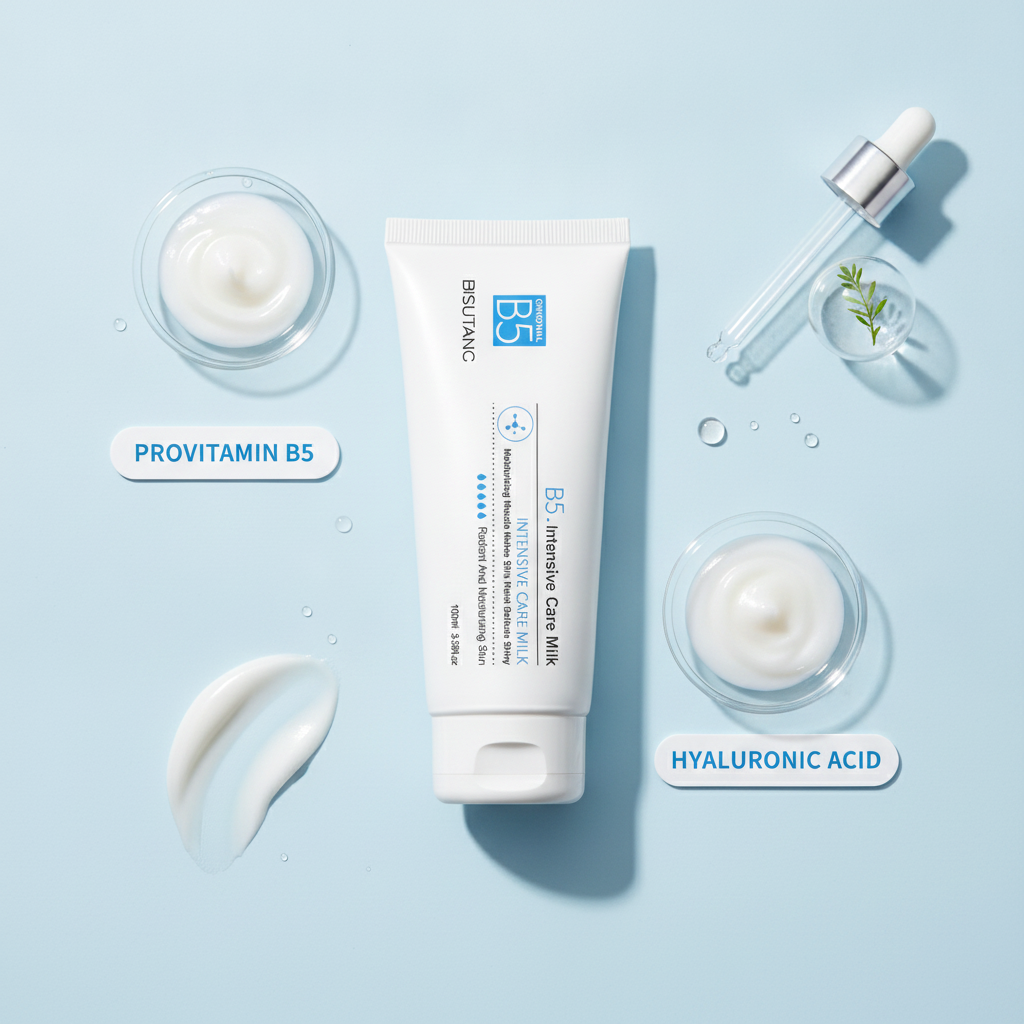 Vitamin B5 Intensive Care Milk — hero ingredients Provitamin B5 and Hyaluronic Acid