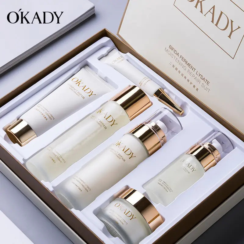 Bifid Yeast Compact Repair 6-Piece Anti-Aging Skincare Set in 6-Piece Set