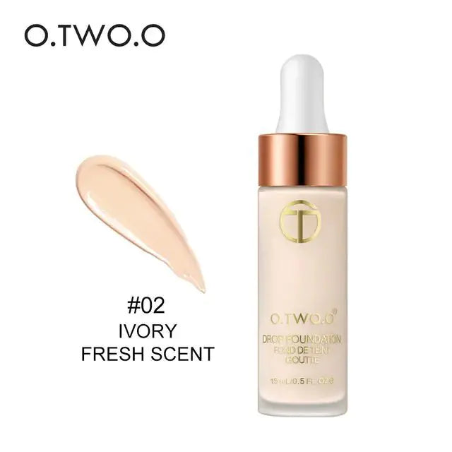 Drop Foundation Dropper – Buildable Liquid Coverage Formula, 15ml